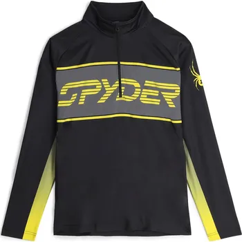 Pánská mikina Spyder PARAMOUNT 1/2 ZIP ACID YELLOW pánská lyžařská mikina S