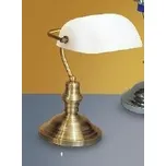 ORION Stolní lampa 1xE27 patina/opal sklo, výška 35cm - ORION OR LA 4-587/1 PATIN