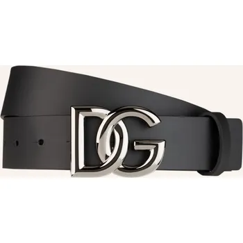 Oblečení a móda Dolce & Gabbana Pánský Kožený Opasek, černá, 100