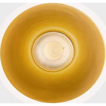 Koupelnové svítidlo KOHLLIGHTING NOON zapuštěné svítidlo s rámečkem bílá-zlatá 7 W 2700K nestmívatelné - KOHL-Lighting KHL K50800.02.RF.WH-GL.38.ST.8.27