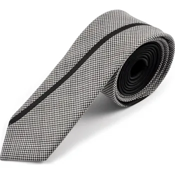 Kravata Šedá vlněná kravata Executive - Tailor Toki