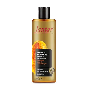 Šampon Jantar regenerační šampon s jantarovou esencí pro slabé a poškozené vlasy, 300 ml