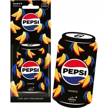 Vůně do auta Aroma Car Vůně do auta AREON PEPSI MANGO plechovka, papírová, závěsná