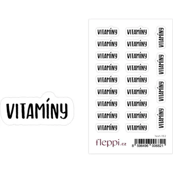 samolepka Fleppi Samolepky Vitamíny
