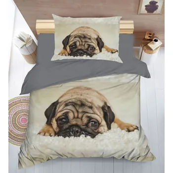 Povlečení 3D povlečení - Mops