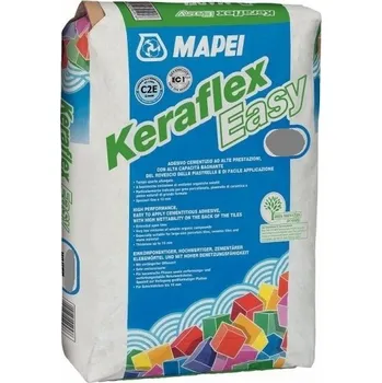 Průmyslové lepidlo MAPEI KERAFLEX EASY S1 šedá - Vysoce kvalitní cem. lepidlo s prodl. dobou zavadnutí 25kg