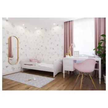 Dětská postýlka Postel Elisa 180/80 cm - bílá + matrace