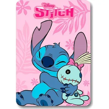 deka Fleecová deka DISNEY STITCH & SCRUMP 100x140 cm
