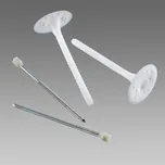 DEN BRAVEN Talířová hmoždinka PM 10 s kovovým trnem, natloukací, krátký rozpon 120mm