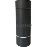 ERGO Děrovaná role 25bm - š. 1m - tmavě hnědá/ měděnohnědá