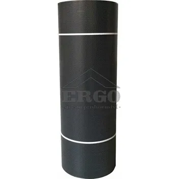 Plech ERGO Děrovaná role 25bm - š. 1m - tmavě hnědá/<br/>měděnohnědá