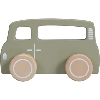 Dřevěná hračka Little Dutch Autíčko dodávka dřevěné Olive (7127LD)