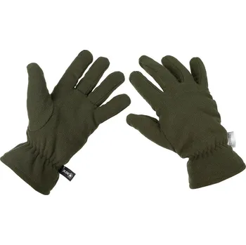 Rukavice MFH Rukavice fleece zateplené 3M™ Thinsulate™ zelené MFH® 15403B Velikost: L