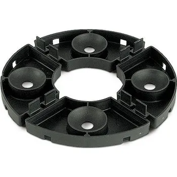 TRANSFORM TRAPLAST Podložka pod dlažbu, výška 12mm, černá