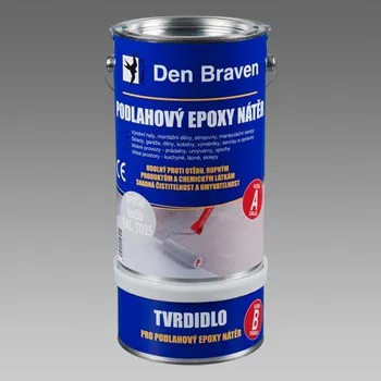 Penetrace DEN BRAVEN Podlahový epoxy nátěr 5+1kg světle modrá RAL 5012 EPOXIN F5000
