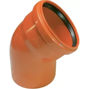 Kanalizační potrubí KGB koleno 200/67° (Odpadní koleno KG)