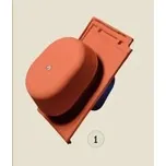 TONDACH Komplet pro odvětrání kanalizace Renoton 11 (Hranice 11) glazura Amadeus červená