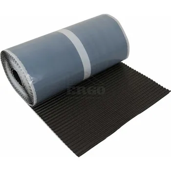 těsnicí páska ERGO Těsnící pás kolem komínů samolepící – OLOVO-PLISOVANÉ, š.300mm - tmavě hnědá