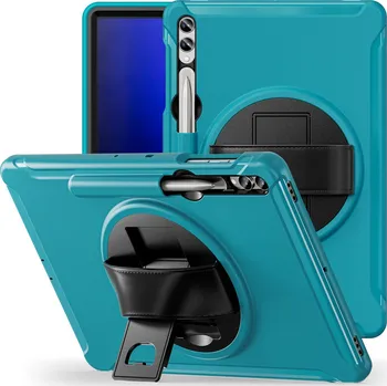 Pouzdro na tablet Barevný Hybridní Obal Na Samsung Galaxy Tab S7+/S7 Fe/S8+/S9+ Barva: Azurová