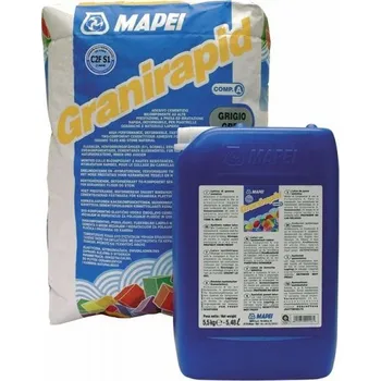 Průmyslové lepidlo MAPEI GRANIRAPID bílý - Dvousložkové cement. deform. rychle tvrdnoucí lepidlo sada 28kg