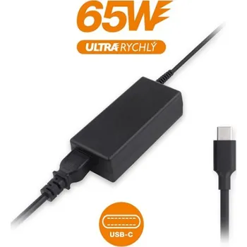 Powerbanka Aligator Power Delivery 65W černá