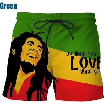 Unisex šortky s 3D potiskem Bob Marley Velikost: XS, Barva (Varianta): PZM14653