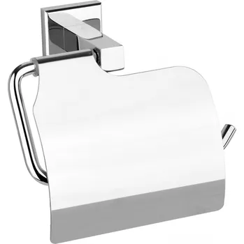 Držák toaletního papíru s krytem - QUAD CHROM FALA
