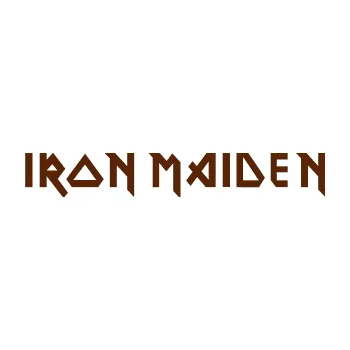 Samolepicí dekorace na vozidlo Iron Maiden (15 - hnědá) SAMOLEPKA NA AUTO, NÁLEPKA, FÓLIE, POLEP, TUNING, VLASTNÍ TEXT, TISK, AUTOSAMOLEPKY.cz, POLEPY, OBRÁZEK, LOGO, 3D STICKERS