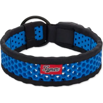 Obojek pro psa Obojek pro psy TAMER Softy 4,3 x 40-46 cm, černomodrý