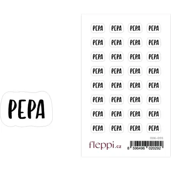 samolepka Fleppi Samolepky se jmény - Pepa