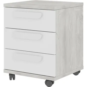 Dětská skříň Dětský kontejner bílý, cascina Mety wave