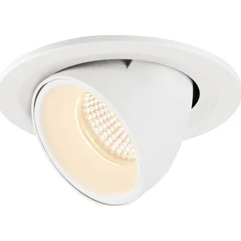 Bodové svítidlo SLV - BIG WHITE NUMINOS® GIMBLE S zápustné stropní svítidlo bílé 2700 K 20° - BIG WHITE (SLV) LA 1005877