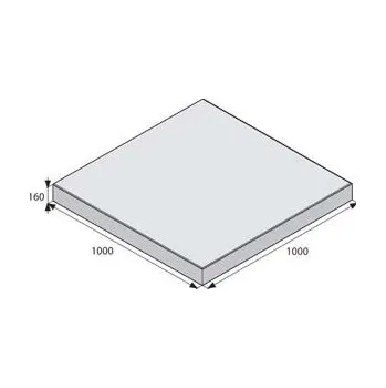 Stavebniny BEST GIGANTICKÁ Antracitová 100/100cm velkoplošná dlažba METROPOL tl. 160mm
