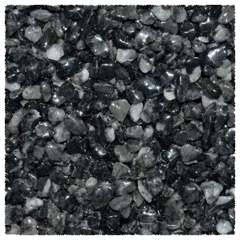 Stavební materiál DEN BRAVEN Kamenný koberec PerfectSTONE - mramorové kamínky pytel 25kg černá 3-6mm