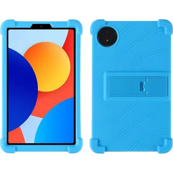Pouzdro na mobilní telefon Barevný Silikonový Obal Na Xiaomi Redmi Pad Se 8,7" - Se Stojánkem Modrá: Světle Modrá