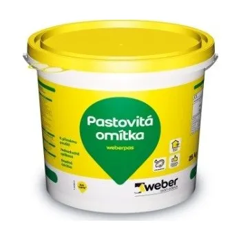 Omítka WEBER weberpas akrylát - tenkovrstvá omítka - rýhovaná 3mm 25kg
