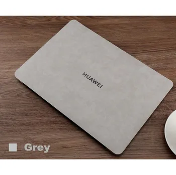 Pouzdro na tablet Luxusní Kožený Kryt Pro Huawei Matebook Barva: Světle Šedá, Varianta: Matebook 14 2020