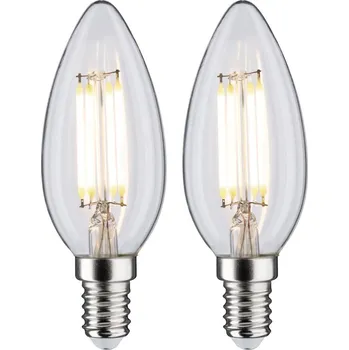 Žárovka PAULMANN LED svíčka Filament E14 230V 2x4,8W 4000K mat - PAULMANN P 28916