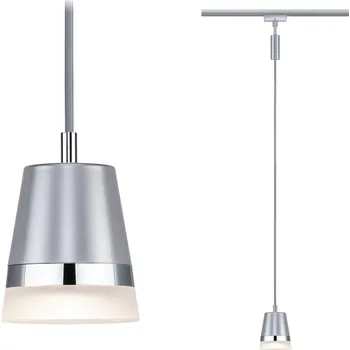 Svítidlo PAULMANN URail závěs Cone GU10 max. 10W 230V matný chrom - PAULMANN P 95628