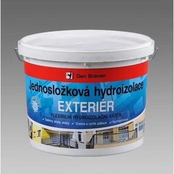 DEN BRAVEN Jednosložková hydroizolace EXTERIÉR 2,5kg