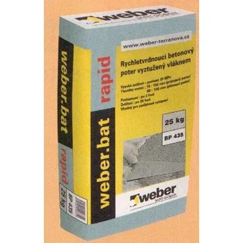 Stavební pojivo WEBER weberbat rapid - betonový potěr 25kg