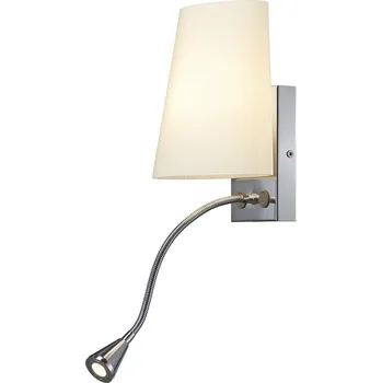 Nástěnné svítidlo SLV - BIG WHITE COUPA FLEXLED nástěnná chrom/satinované sklo 230V G9+LED LED 40+3W 30° 3000K - BIG WHITE (SLV) LA 149452