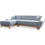 Světle modrá rozkládací variabilní rohová pohovka Miuform Dazzling Daisy ID_1427629