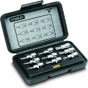 Gola sada STANLEY 9dílná sada zástrčných hlavic TORX 1/2''