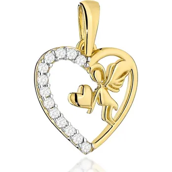 Hodinky Přívěšek Bonore - Zlato 585 - Kubický Zirkon 181197