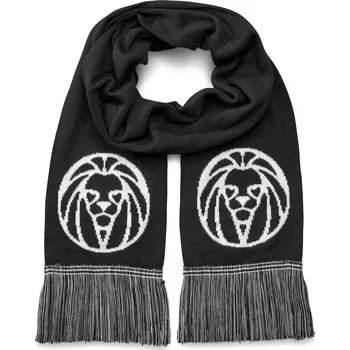 Šála Repeat | Černá šála z recyklované vlny - Lucleon