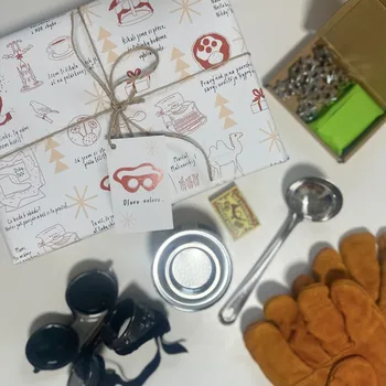 Dárková taška Be Nice prémiová sada na lití olova s brýlemi - Pelíšky