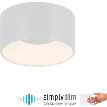 JUSTLIGHT TANIKA LED stropní svítidlo bílé průměr 16cm stmívatelné SimplyDim 3000K - JUST LIGHT LD 14325-16