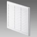 DEN BRAVEN Mřížka větrací s rámem a síťovinou 150x150 bílá VE1086