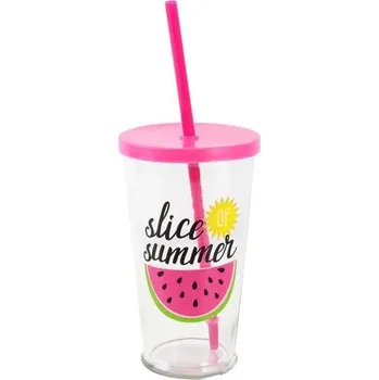 Sklenice TORO SKLENICE S VÍČKEM A BRČKEM "OVOCE" 450 ML, ASSORT_hamashop